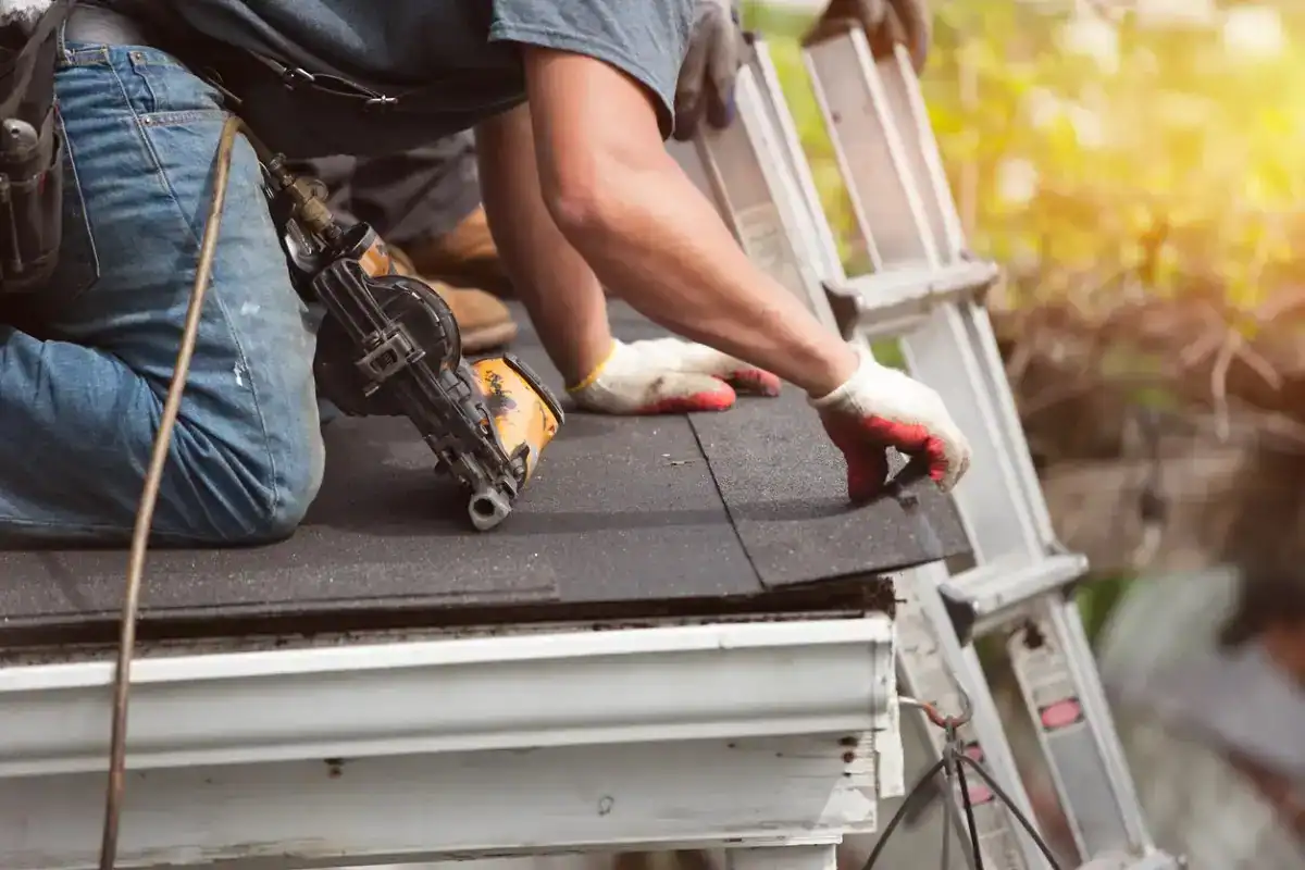 Roof repair and replacement work on a home in Edison, NJ, for homeowners checking signs they may need a new roof.